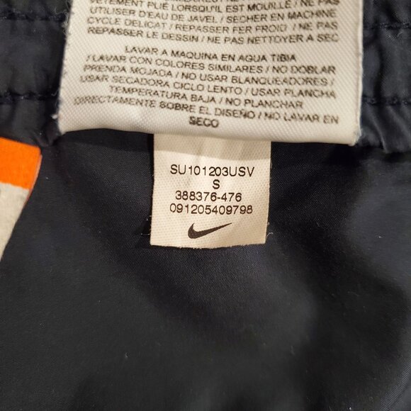 Nike Athletic Shorts Womens Size Medium Navy Blue Drawstring Waist Side Pockets - Picture 10 of 10